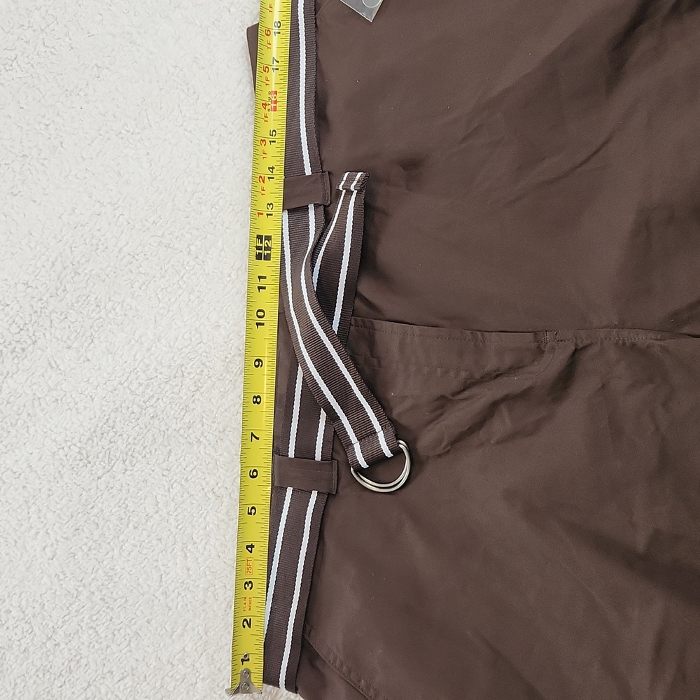 Brown Shorts with Striped Belt 16W Kim Rogers - Picture 4 of 5